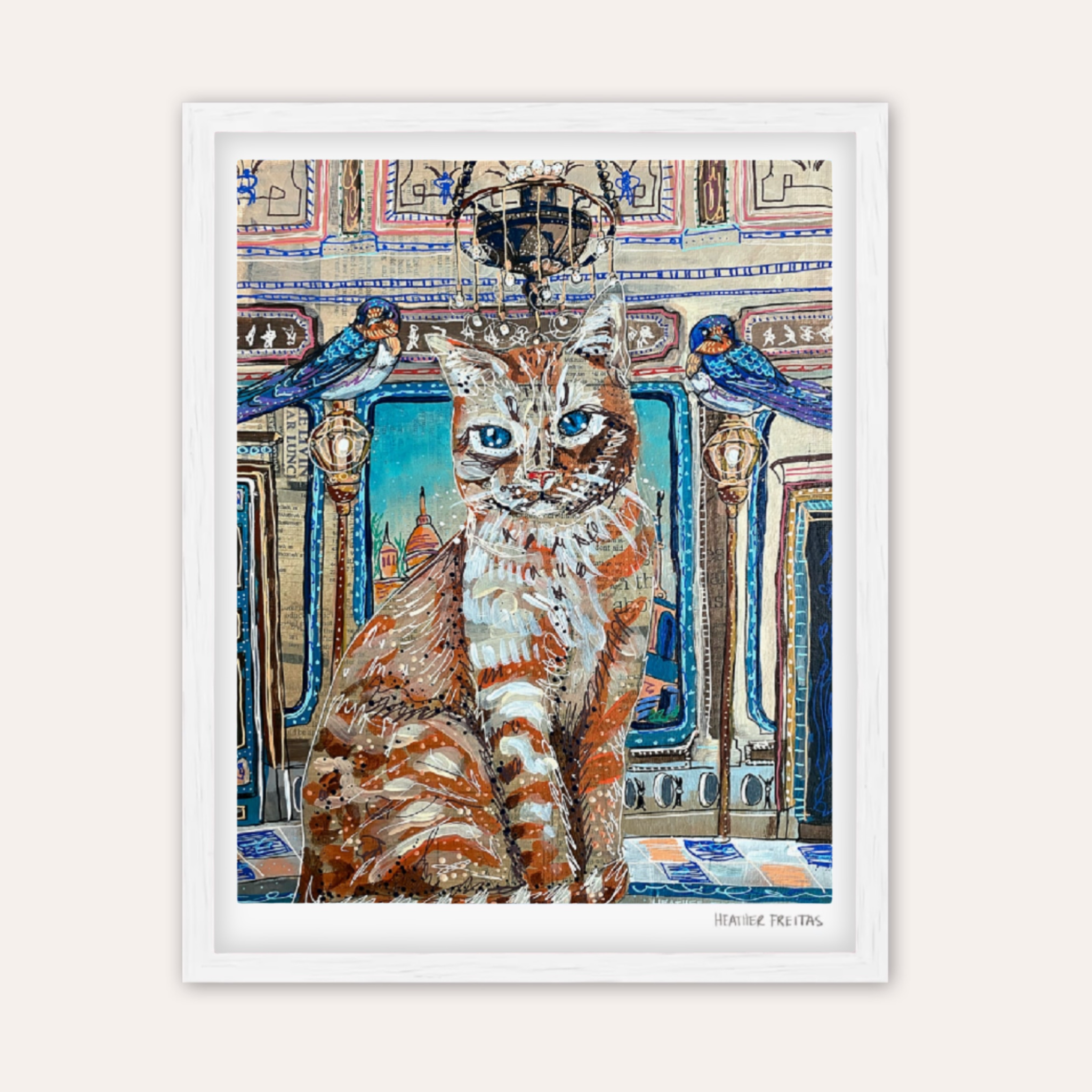 Royal Castle Cat Fine Art Print