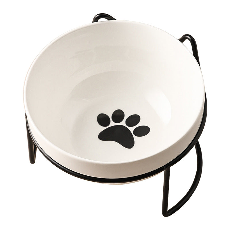 Ceramic Cat Bowl Food Basin Drinking Water