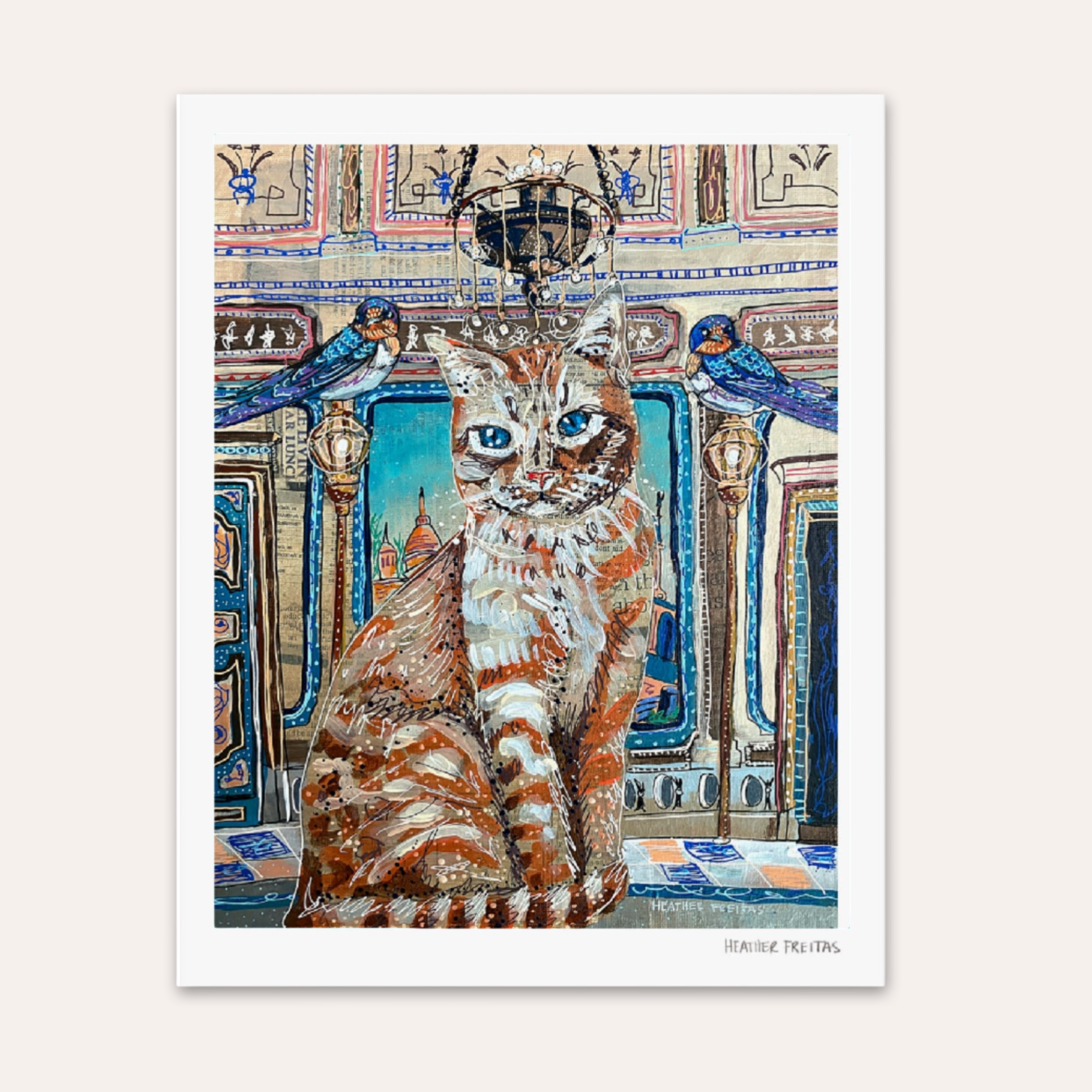 Royal Castle Cat Fine Art Print