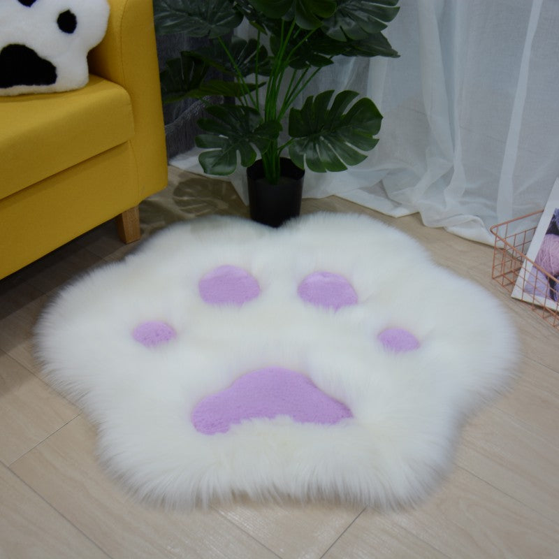 Plush Cat Paw Rug