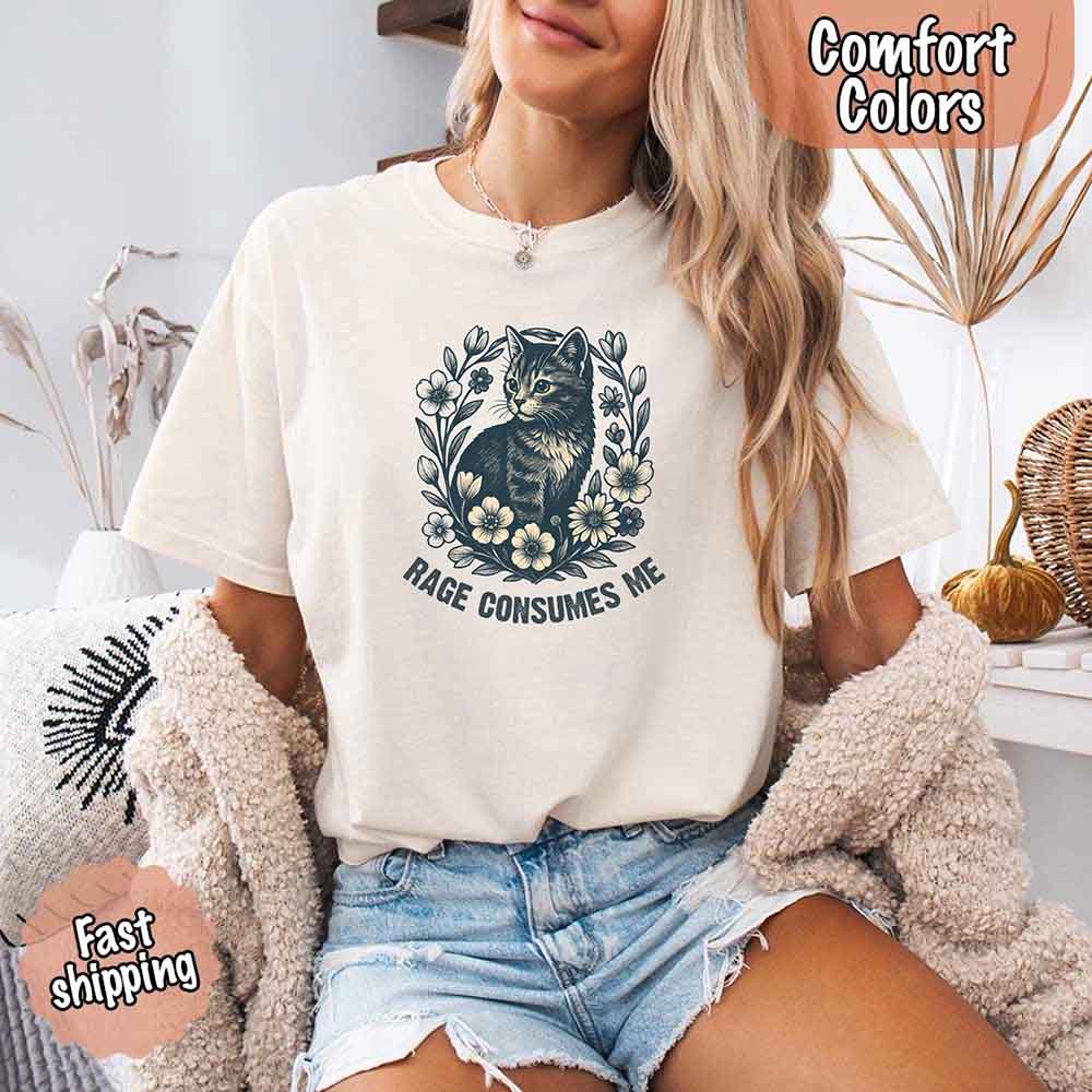 Rage Consumes Me Comfort Colors Shirt – Funny Meme Tee