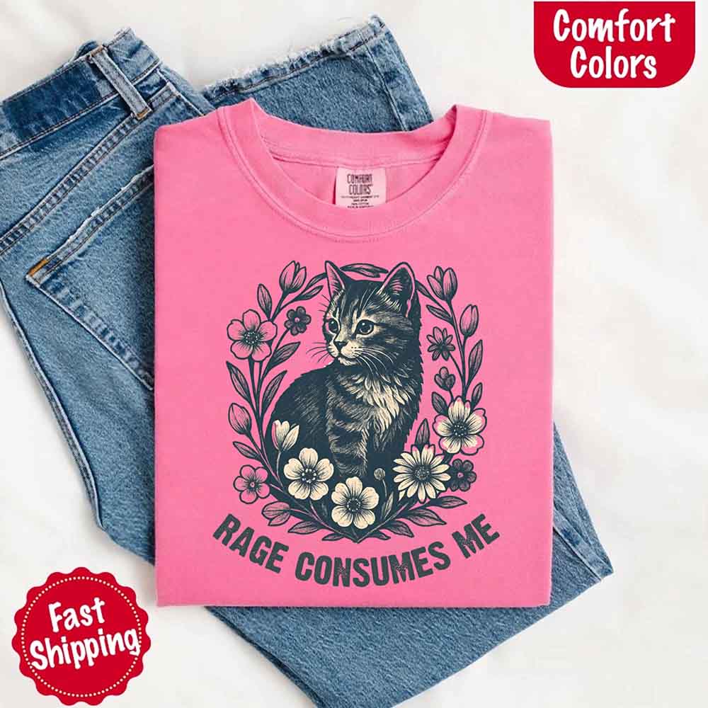 Rage Consumes Me Comfort Colors Shirt – Funny Meme Tee