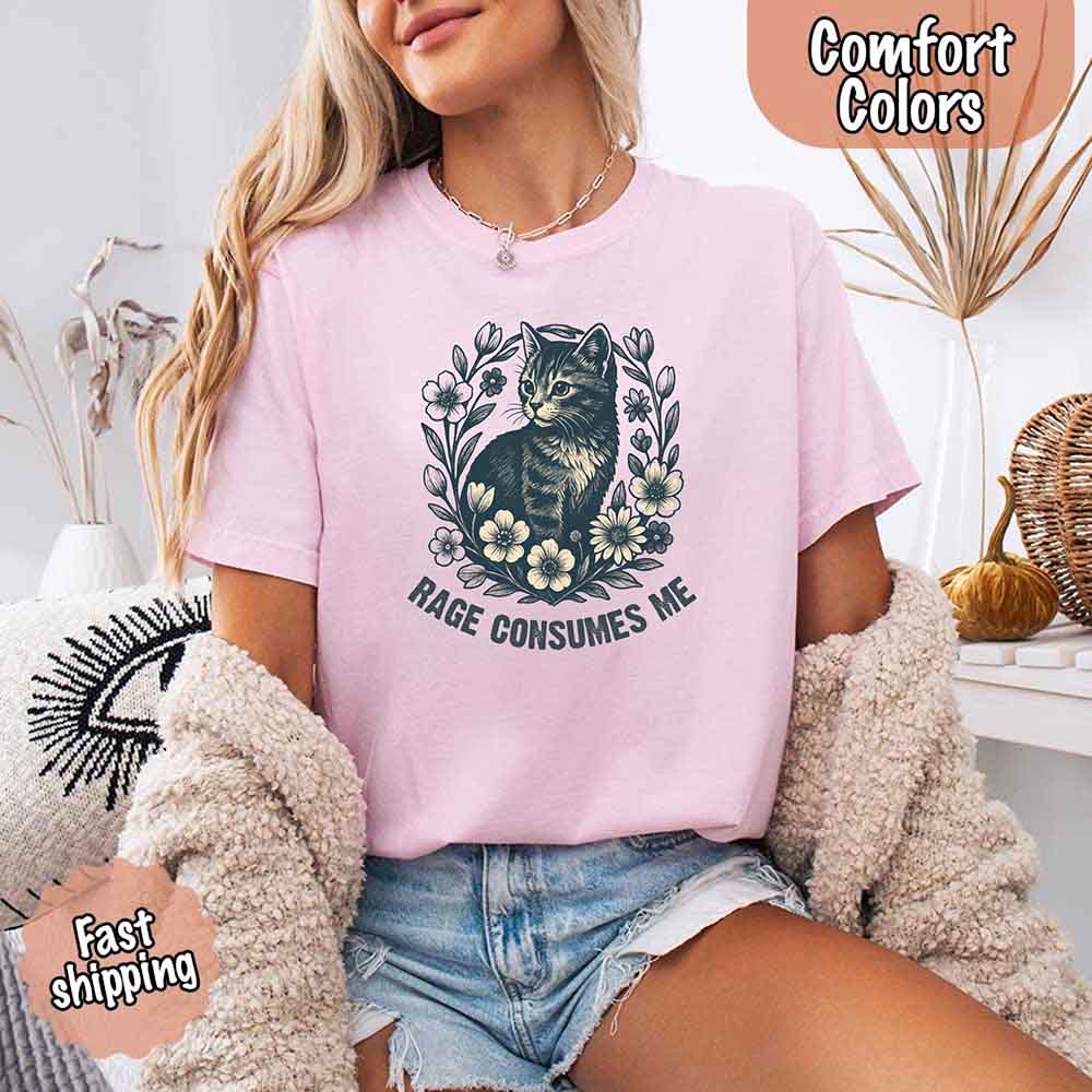 Rage Consumes Me Comfort Colors Shirt – Funny Meme Tee