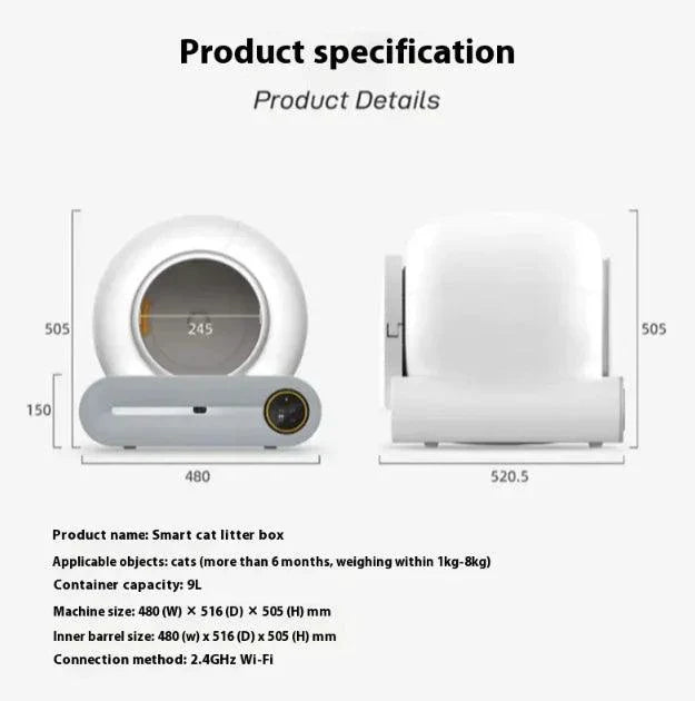 AutoClean Cat Litter Box