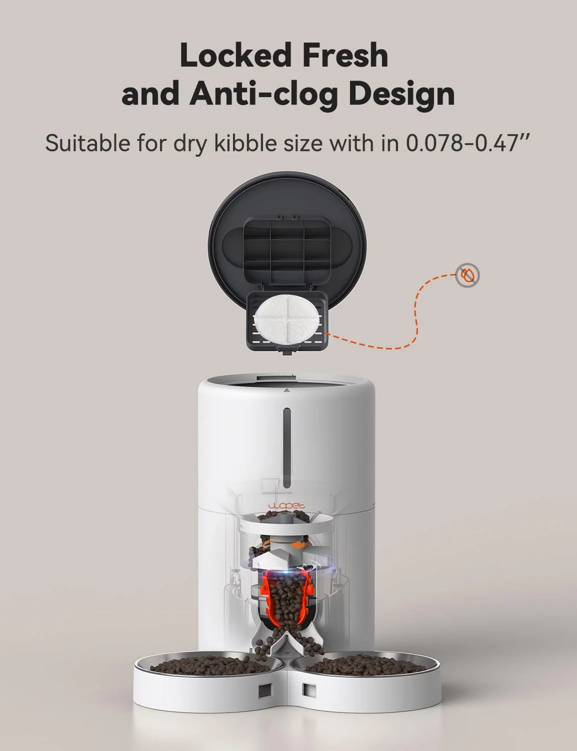 Automatic Cat Feeders for 2 Cats and Dogs