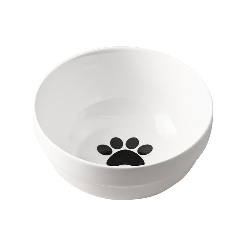 Ceramic Cat Bowl Food Basin Drinking Water